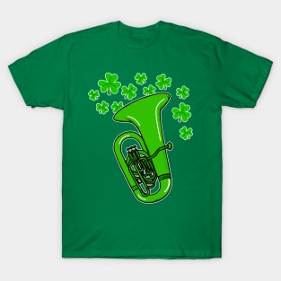 St Patrick's Day 2022 Tuba Tubaist Irish Musician T-Shirt